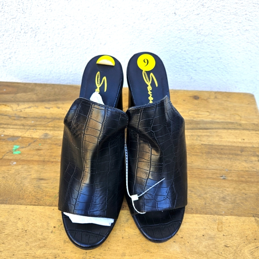 Seven7 Heel Mules Shoes Women's Size 9 - Picture 4 of 16